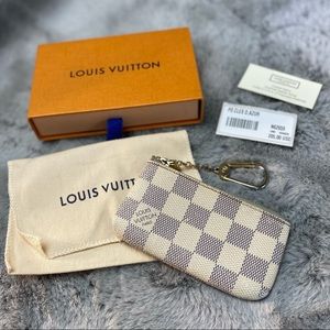 Louis Vuitton Damier Azur Key Cles Pouch